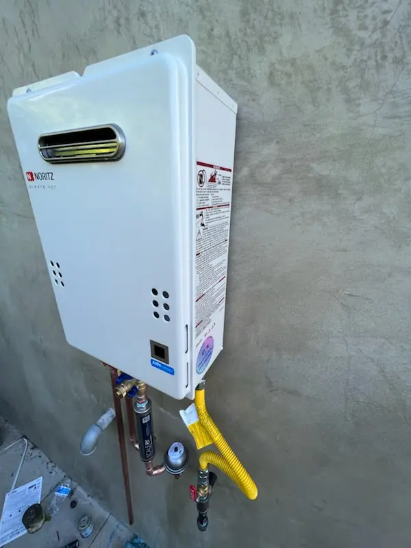 Tankless water heater installation for Jewell Road homes
